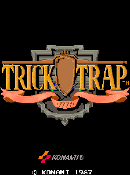 Trick Trap (World) Title Screen